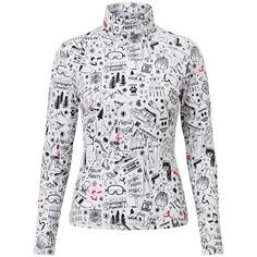 Krimson Klover Graffiti Turtleneck Layerlangarmshirt Damen snow