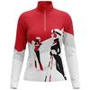 Krimson Klover Back Country Top Layerlangarmshirt Damen - racing red (w-o Cortina)