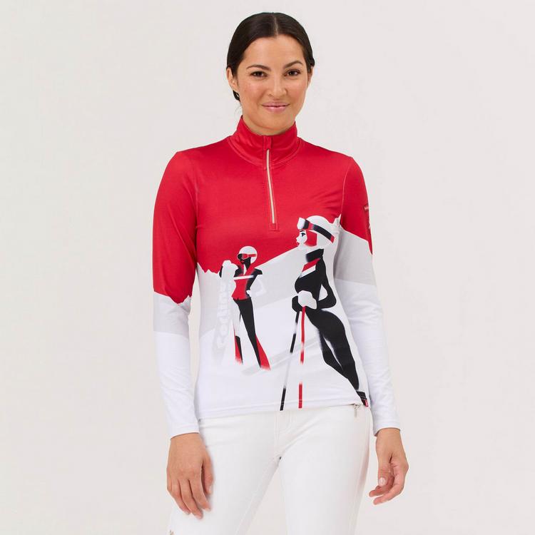 Krimson Klover Krimson Klover Back Country Top Layerlangarmshirt Damen - racing red (w-o Cortina) - 0 | SportScheck