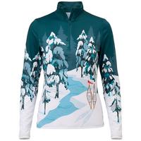 Krimson Klover Whiteout Top Layerlangarmshirt Damen - dark moss