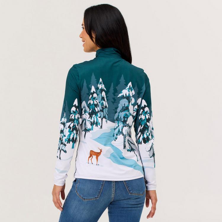 Krimson Klover Krimson Klover Whiteout Top Layerlangarmshirt Damen - dark moss - 2 | SportScheck