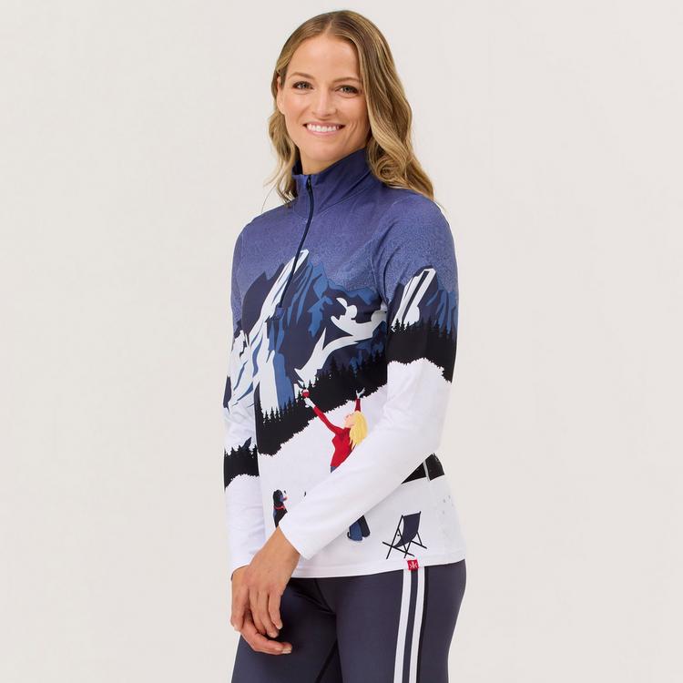 Krimson Klover Krimson Klover Powder Hound Top Layerlangarmshirt Damen - navy - 1 | SportScheck