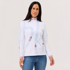Rückansicht von Krimson Klover Ariel Ski Top Layerlangarmshirt Damen snow