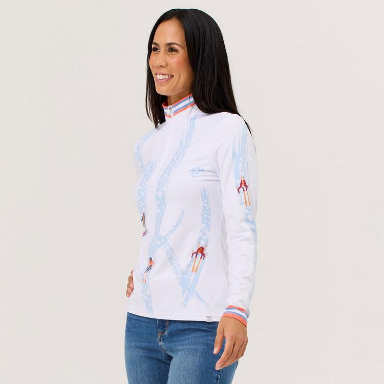 Krimson Klover Krimson Klover Ariel Ski Top Layerlangarmshirt Damen - snow - 1 | SportScheck