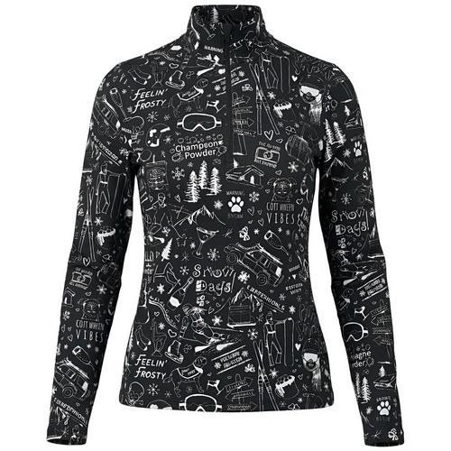 Krimson Klover Graffiti Top Layerlangarmshirt Damen