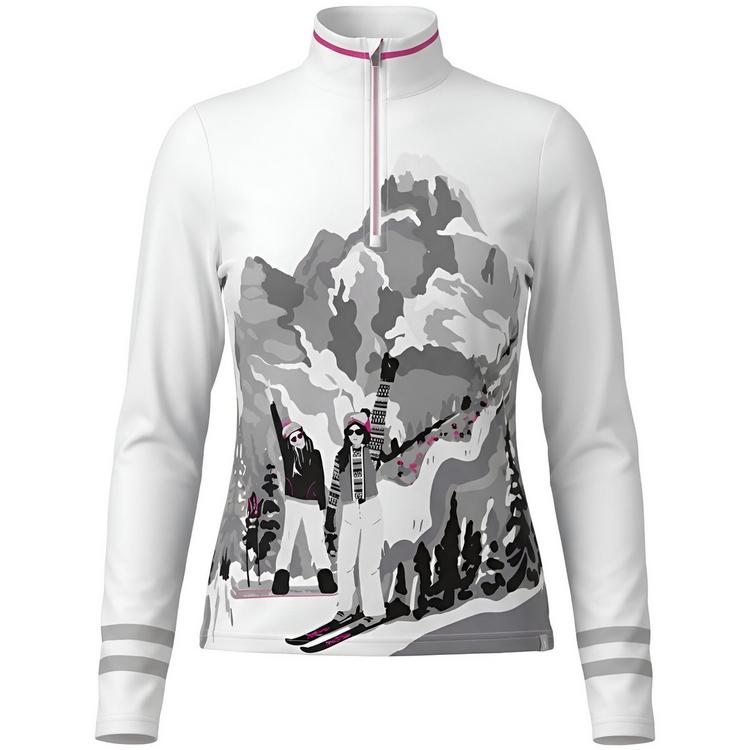 Krimson Klover Krimson Klover Ski Power Top Layerlangarmshirt Damen - snow - 0 | SportScheck
