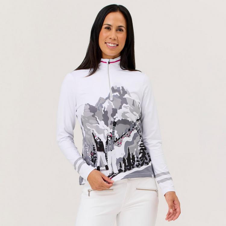 Krimson Klover Krimson Klover Ski Power Top Layerlangarmshirt Damen - snow - 0 | SportScheck