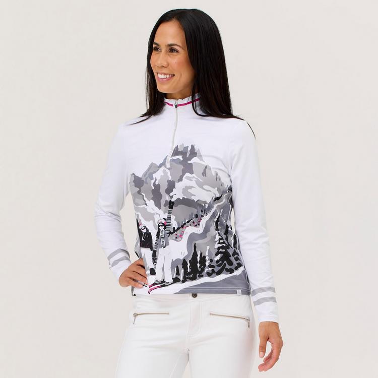 Krimson Klover Krimson Klover Ski Power Top Layerlangarmshirt Damen - snow - 1 | SportScheck
