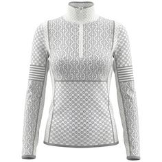 Krimson Klover Pow Zip Neck Layerlangarmshirt Damen snow