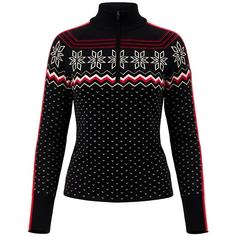 Krimson Klover Snowhut Zip Neck Layerlangarmshirt Damen black