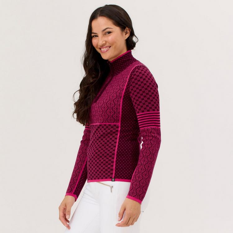 Krimson Klover Krimson Klover Pow Zip Neck Layerlangarmshirt Damen - bing - 1 | SportScheck