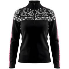 Krimson Klover Summit 2.0 Zip Neck Layerlangarmshirt Damen black