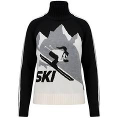 Krimson Klover Ski Cortina Sweater Layerlangarmshirt Damen black (w-o Cortina)