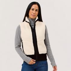 Rückansicht von Krimson Klover Ember Vest Steppweste Damen natural