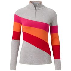 Krimson Klover Riva Zip Neck Layerlangarmshirt Damen silver