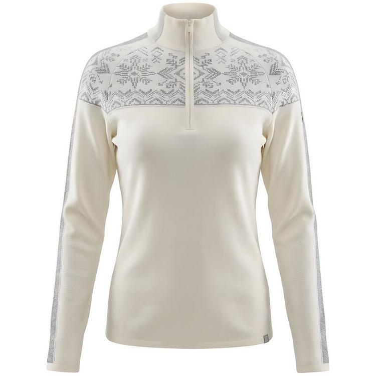 Krimson Klover Krimson Klover Summit 2.0 Zip Neck Layerlangarmshirt Damen - snow - 0 | SportScheck