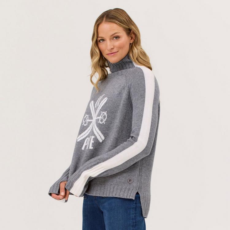Krimson Klover Krimson Klover Off-Piste Turtleneck Layerlangarmshirt Damen - heather grey - 1 | SportScheck