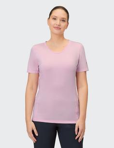 Rückansicht von JOY sportswear NAOMI T-Shirt Damen pink blush