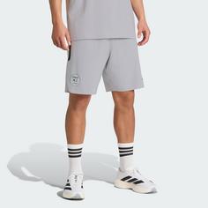 Rückansicht von adidas Algerien Tiro Tech Shorts Fu&szlig;ballshorts Herren Team Light Grey