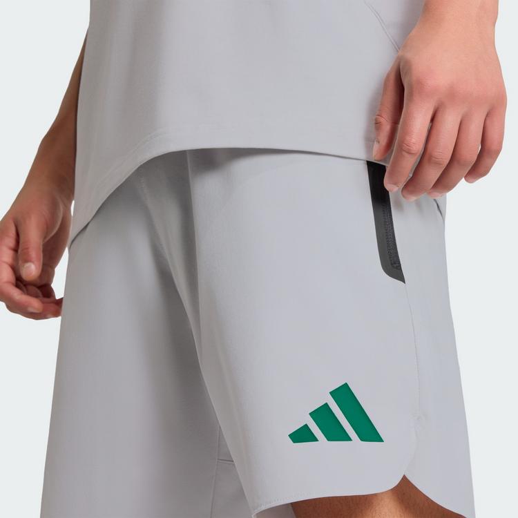adidas adidas Algerien Tiro Tech Shorts Fu&szlig;ballshorts Herren - Team Light Grey - 1 | SportScheck