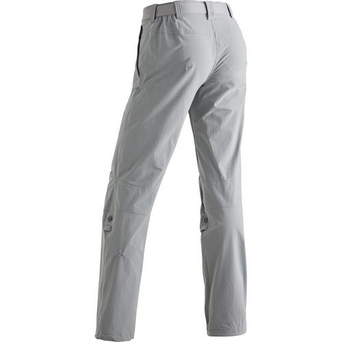 Rückansicht von Maier Sports Lulaka Trekkinghose Damen Hellgrau