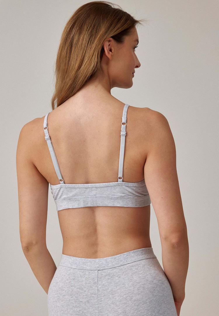 Snocks Snocks Retro Soft BH BH Damen - Grau - 4 | SportScheck