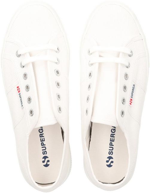 Rückansicht von Superga Sneaker Sneaker Damen Wei&szlig;