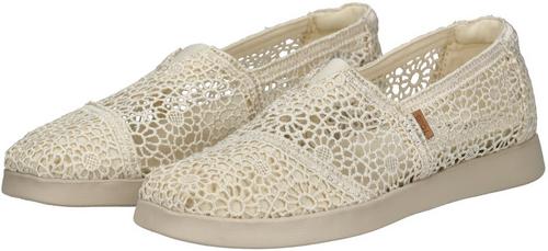 Rückansicht von Toms Slipper Slipper Damen Beige