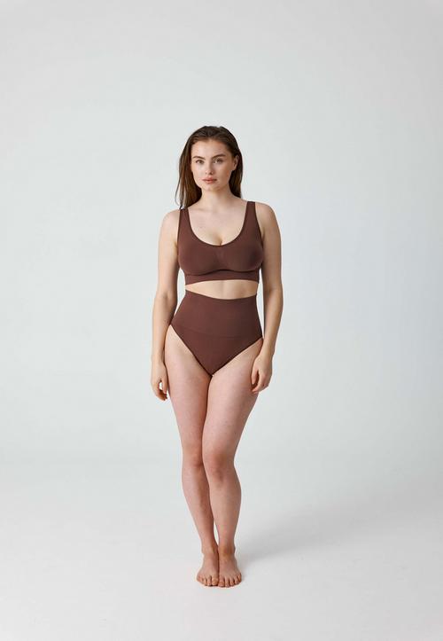 Rückansicht von Snocks Shaping BH BH Damen Braun