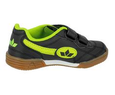 Rückansicht von LICO Indoorschuh Hallenschuhe Kinder schwarz/lemon
