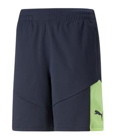 PUMA individualFINAL Fastest Short Kids Fu&szlig;ballshorts Kinder blaugelb
