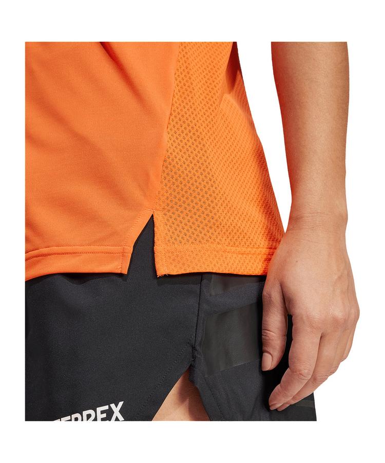 adidas adidas Terrex Xperior T-Shirt Damen Wei&szlig; Laufshirt Damen - orange - 1 | SportScheck