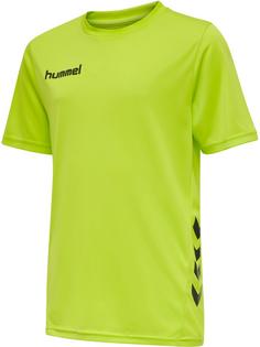 Rückansicht von hummel hmlPROMO KIDS DUO SET Trainingsanzug Kinder LIME PUNCH/DARK DENIM