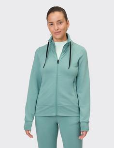 Rückansicht von VENICE BEACH VB Florence Sweatjacke Damen eucalyptus