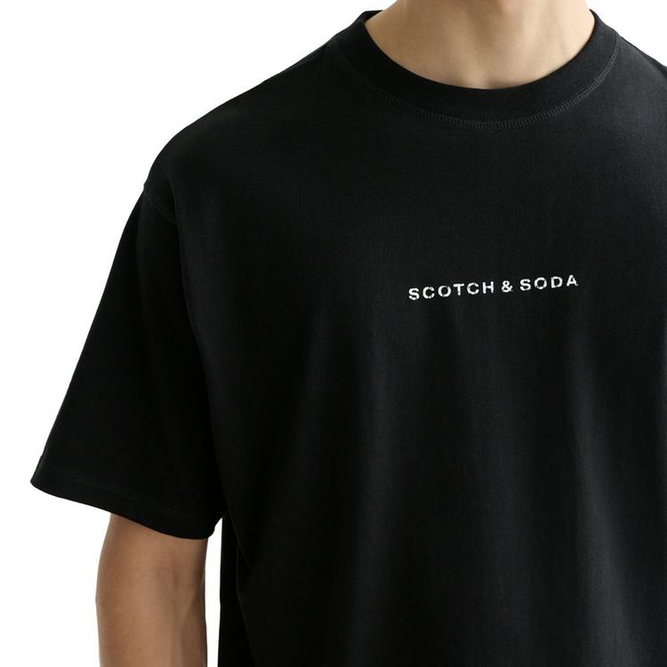 Scotch & Soda Scotch & Soda T-Shirt T-Shirt Herren - Schwarz - 4 | SportScheck
