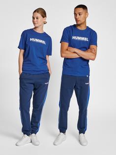 Rückansicht von hummel hmlLEGACY T-SHIRT Funktionsshirt BLUE NIGHTS