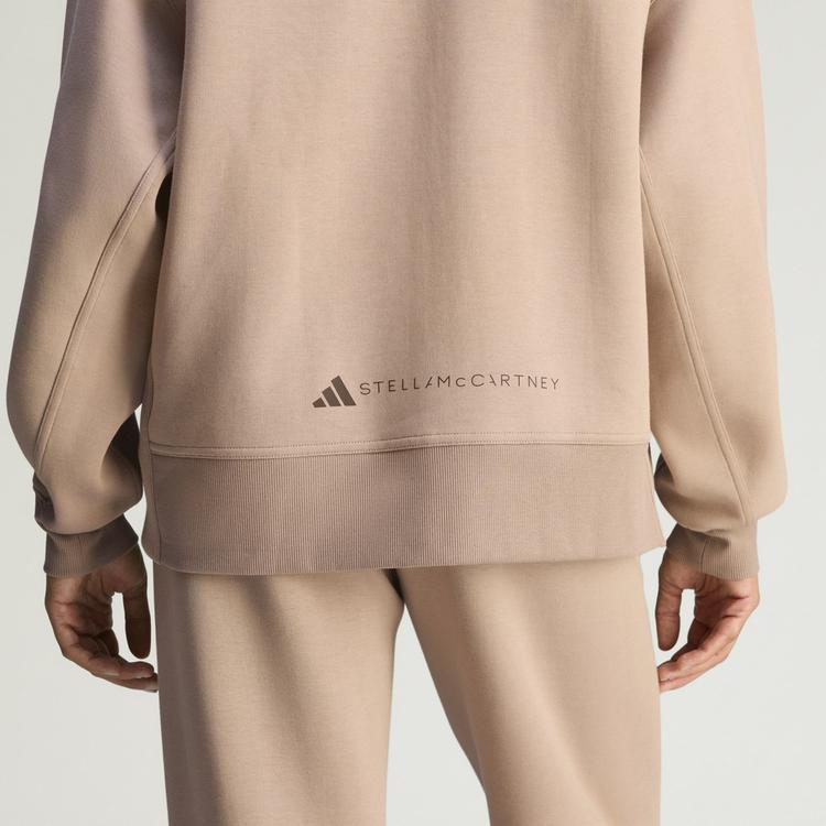 adidas adidas adidas by Stella McCartney Kapuzenjacke Hoodie Damen - Chalky Brown - 0 | SportScheck