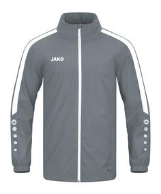 JAKO Power Allwetterjacke Kids Regenjacke Kinder grauweiss