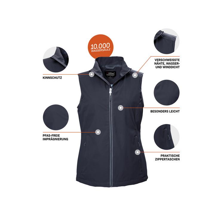 KILLTEC KILLTEC KOS 25 Outdoorweste Damen - Blau3023 - 15 | SportScheck