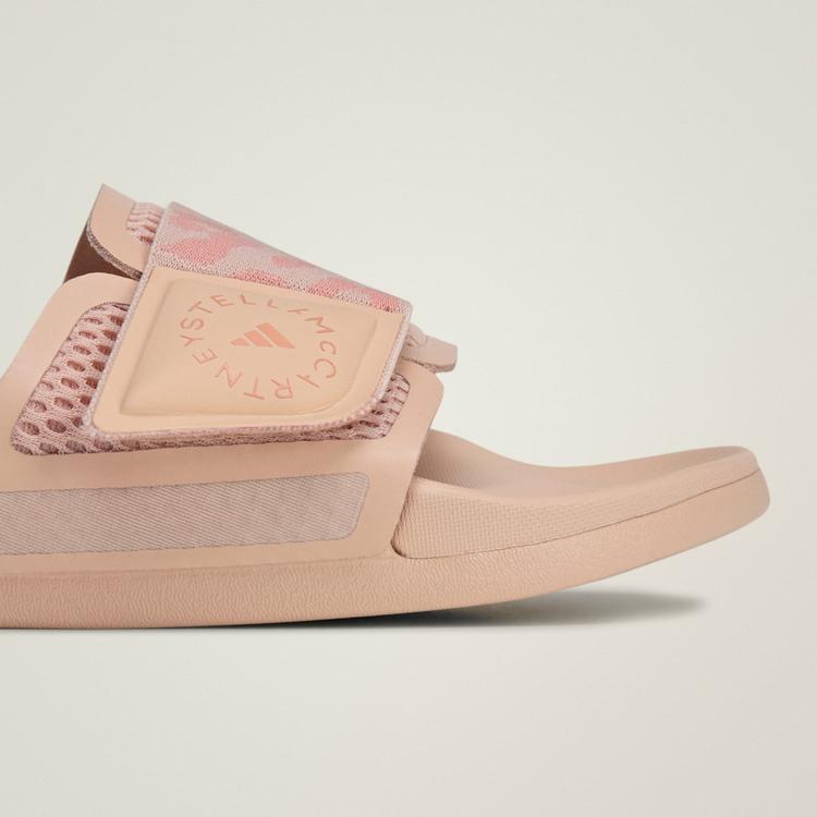 adidas adidas adidas by Stella McCartney Badeschlappen Badelatschen Damen - Soft Powder / Soft Powder / Ambient Blush - 6 | SportScheck