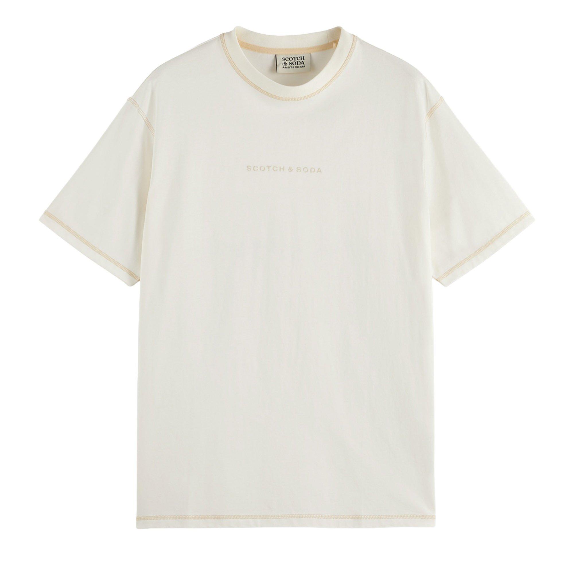 Scotch & Soda T-Shirt T-Shirt Herren - Wei&szlig;