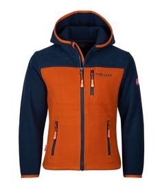 Trollkids Stavanger Fleecejacke Kinder Nachtblau/Zimt