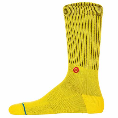Rückansicht von Stance Socken Freizeitsocken Gelb