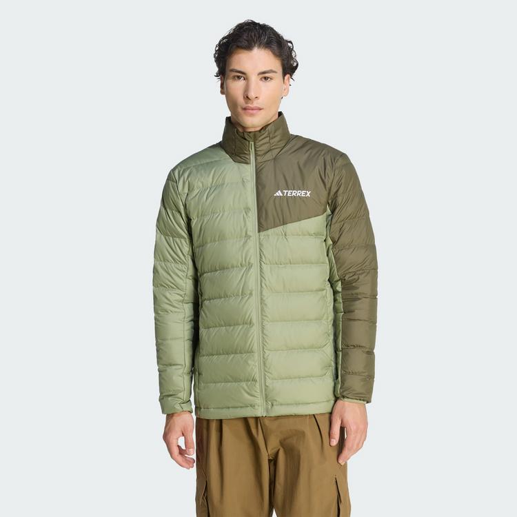 adidas adidas Terrex Multi Light Down CLIMAWARM Jacke Outdoorjacke Herren - Tent Green / Olive Strata - 0 | SportScheck