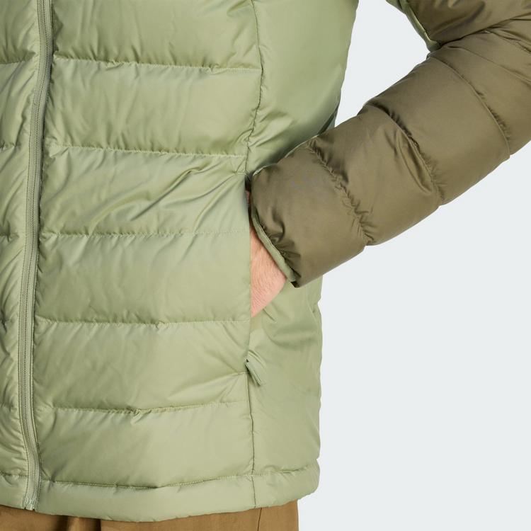 adidas adidas Terrex Multi Light Down CLIMAWARM Jacke Outdoorjacke Herren - Tent Green / Olive Strata - 0 | SportScheck