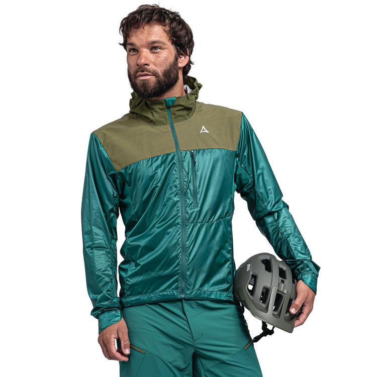 Sch&ouml;ffel Sch&ouml;ffel Hybrid Jkt Flow Trail M Funktionsjacke Herren - 6895 - gr&uuml;n - 9 | SportScheck