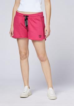 Rückansicht von Chiemsee Sweat-Shorts Sweatshorts Damen 18-1754 Raspberry