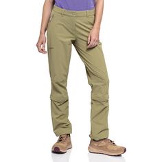 Rückansicht von Sch&ouml;ffel Pants Engadin1 Zip Off Wanderhose Damen 4605 gr&uuml;n