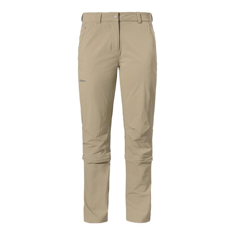 Sch&ouml;ffel Sch&ouml;ffel Pants Engadin1 Zip Off Wanderhose Damen - 4705 - beige - 0 | SportScheck