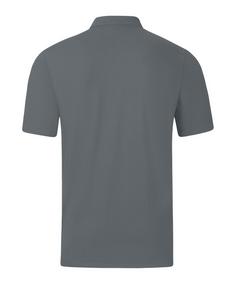 Rückansicht von JAKO Organic Poloshirt Stretch Poloshirt Herren grau